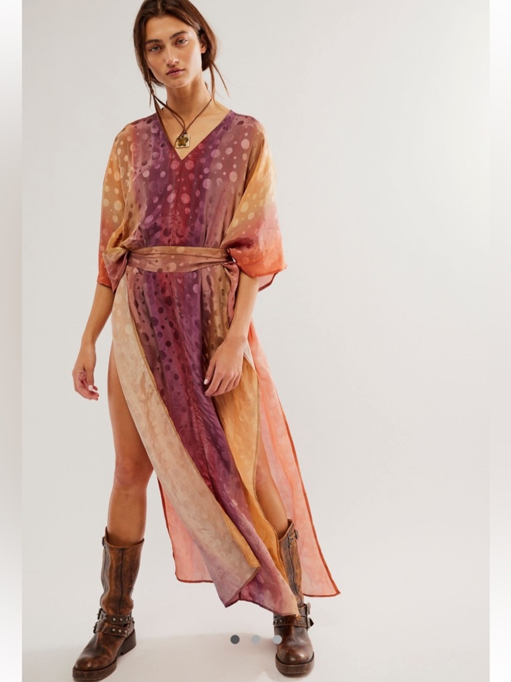 NWT! Free People-Jenn’s Pirate Booty Electric Universe Kaftan